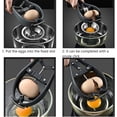 thumbnail image 4 of SHAR Stainless Steel Egg Opener Manual Egg Shell Topper with Egg Yolk Separator Egg Separator Egg Cracking Tool Egg Yolk Separator Egg Yolk White Filter, 4 of 5