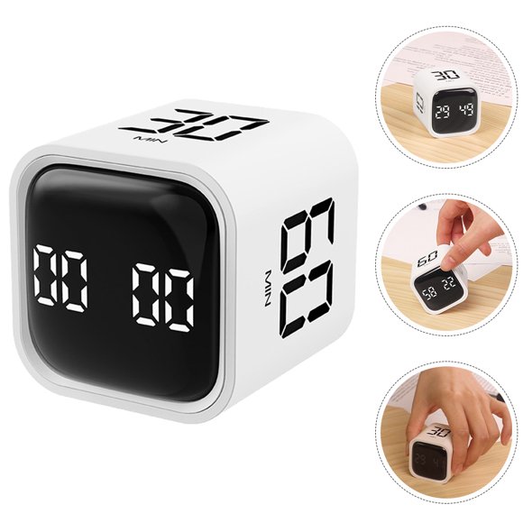 OULII Small Digital Timer Kitchen Timer in Compact Design for Effective Studying 1Set