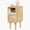 Natural, variant on Narrow Nightstand, Solid Wood Night Stand with Drawers, Walnut Mid Century Modern Nightstand, Small Beside Table with Open Storage Shelf for Bedroom (10 inch)