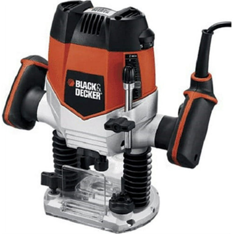 Black & Decker RP250 10 Amp Variable Speed Plunge Router + Bits!