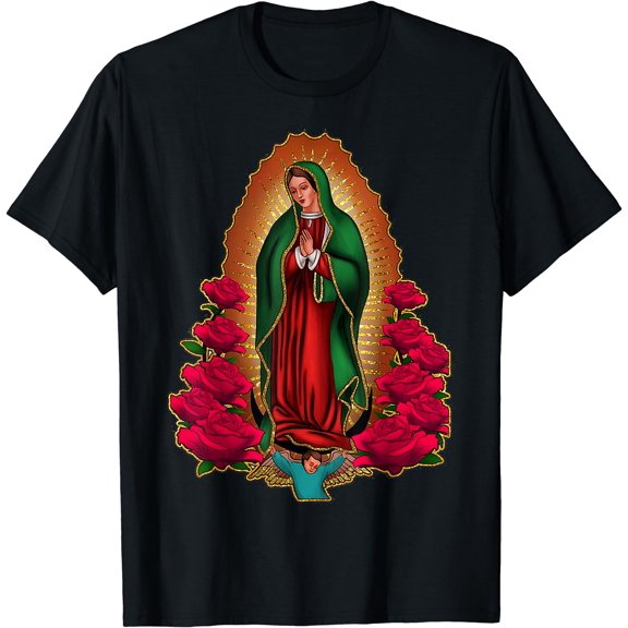 Our Lady Virgen De Guadalupe Virgin Mary Catholic Saint T-Shirt
