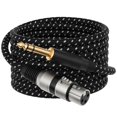 thumbnail image 1 of Cable Xixryio Premium XLR hembra a 1/4 TRS macho de 4,5 m de nailon, 1 of 7