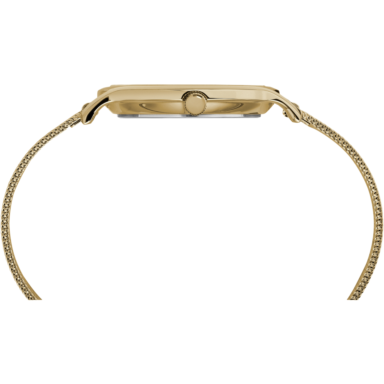 Timex Women's Metropolitan 34mm Dress Watch – Gold-Tone Case Gold-Tone DIal with Gold-Tone Stainless Steel Mesh Bracelet