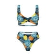 thumbnail image 4 of Rocae Sunflowers for Bikini Set for Women Two Piece Sexy High Swimsuits Split Crossover Bikini Large, 4 of 9