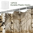 thumbnail image 4 of Birch Tree Shower Curtain Rustic Bath Curtains Decor Sets Grommet with Hooks-72"W x 84"L (Pack of 1), 4 of 6