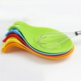 thumbnail image 3 of ENJOYW Silicone Spoon Rest Heat Resistant Kitchen Utensil Spatula Mixer Pad Mat Holder Spoon Rest, 3 of 7