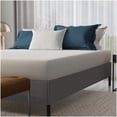 thumbnail image 2 of MANGIJOY Tool-Free Assembly Full Size Bed Frame, Heavy Duty Foundation, Grey Fabric Support, No Box Spring Needed, 2 of 7