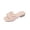 Summer Shoes # Beige, variant on Dressy Sandals for Women Low Block Heel Open Toe Slip On Slides Ruched Strap Design Metallic Decor Walking Shoes Summer Party Wedding Guest Vacation Travel Footwear Elegant