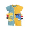 thumbnail image 4 of WIBACKER 0-24M Baby Girls Boys 3D Cotton Summer Cartoon Short Sleeve Romper-Cooler Dinosaur, 4 of 7