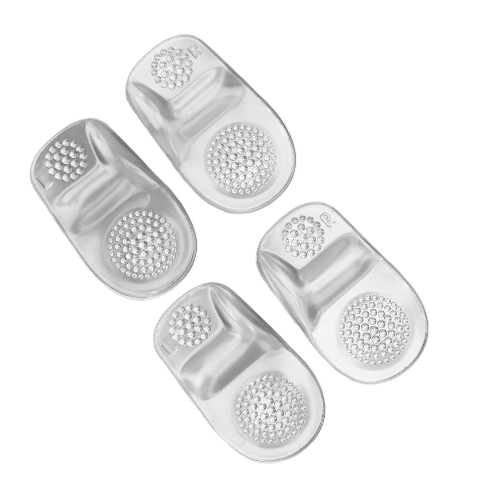 Gel Heel Pad, Gel Heel Plantar Insert Soft Granule Massaging Free Size
