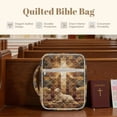 thumbnail image 4 of FOR U DESIGNS Sheep Cross Geometric Pattern Bible Cover Large Capacity Church Bag Bible Protective Washable Bible Holder Case Bible Carrier Tote Bag with Handle and Zipper, 4 of 7