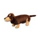 thumbnail image 5 of Lindo sofá de peluche con forma de perro, adorno de dibujos animados, divertido juguete de peluche para abrazar, perro salchicha de peluche para niños 30 centímetros, 5 of 8