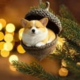 thumbnail image 2 of 8cm Forest Animals Decoration Christmas Tree Pendant Holiday Gift, 2 of 7