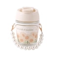 thumbnail image 1 of Taza de perla de alto valor, taza portátil para bebidas dobles, estilo Ins, taza con tubo de succión de vidrio, taza de regalo que acompaña a la taza de regalo, 1 of 1