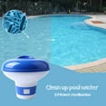 thumbnail image 3 of Floating Pool Chlorine Dispenser with Cleaning Tablet, for Indoor & Outdoor Swimming Pools, with 100Pcs Chlorine Tablets Fits 5in, 3 of 9