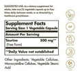 thumbnail image 2 of Solgar Taurine, 500 mg, 250 Vegetable Capsules, 2 of 3
