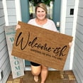 thumbnail image 4 of LMTODLFG Funny Coir Doormat Welcome ish Depends on Who You are Outdoor Floor Door Mat with Heavy Duty Front Porch Welcome Mats Easy to Clean Natural Coconut Brown Mat 23.7 x 15.7 inch, 4 of 5