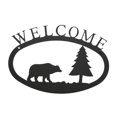 thumbnail image 2 of Village Wrought Iron WEL-83-L Grand Ours et Pin Signe de Bienvenue, 2 of 2