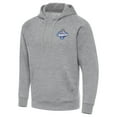 thumbnail image 2 of Men's Antigua  Heather Gray Los Angeles Dodgers Back-to-Back World Series Champions Victory Hoodie, 2 of 3