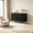 Black, variant on AUU Modern 6-Drawer Wide Wooden Dresser, Large Storage Chest for Bedroom Living Room Hallway Closet Organizer