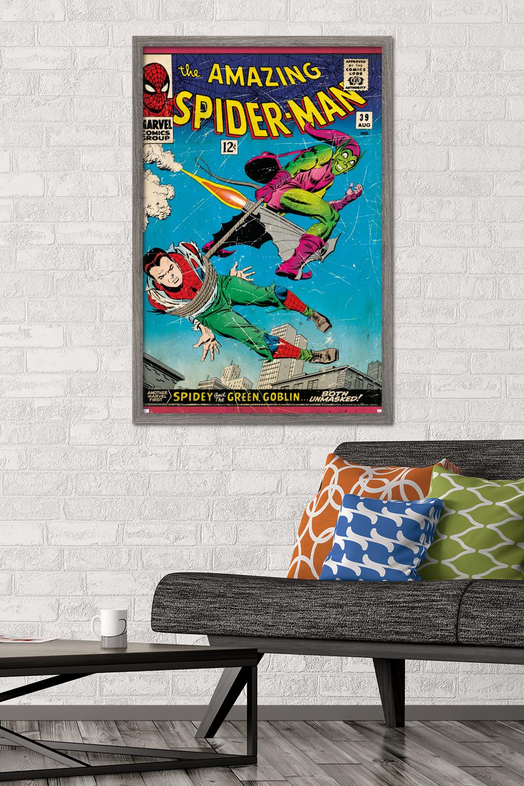 Marvel Comics - Spider-Man - Amazing Spider-Man #39 Wall Poster, 22.375" x 34", Framed