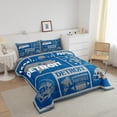 thumbnail image 3 of Erosebridal Modern Rugby Bedding Queen Comforter Set, Football Player Down Comforter, Ball Sports Decor, Reversible 3pcs, 3 of 8