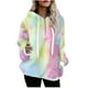 thumbnail image 1 of Gibobby Sudadera en Ligero y calientito Ladies Winter Sweatshirt Jumper Pullover Hoodie Warm Top Women Tie Dye Encapuched Women's Hoodies & Sudaderas （Multicolor， XL), 1 of 4