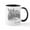 White/Black Inside, variant on CafePress - Ace Ventura Rhinos Mug - 11 oz Ceramic Mug - Novelty Coffee Tea Cup