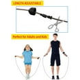 thumbnail image 5 of Jump Rope, Ball Bearings Tangle-Free Rapid Speed Cable Skipping Rope, Adjustable Jumping Ropes for Men, Women   and Kids - 2 Pack, 5 of 7