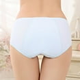 thumbnail image 5 of Aosijia Female Physiological Panties High Waisted Leak Proof Menstrual Women Underwear Period Panties Cotton Seamless Briefs XL, 5 of 8