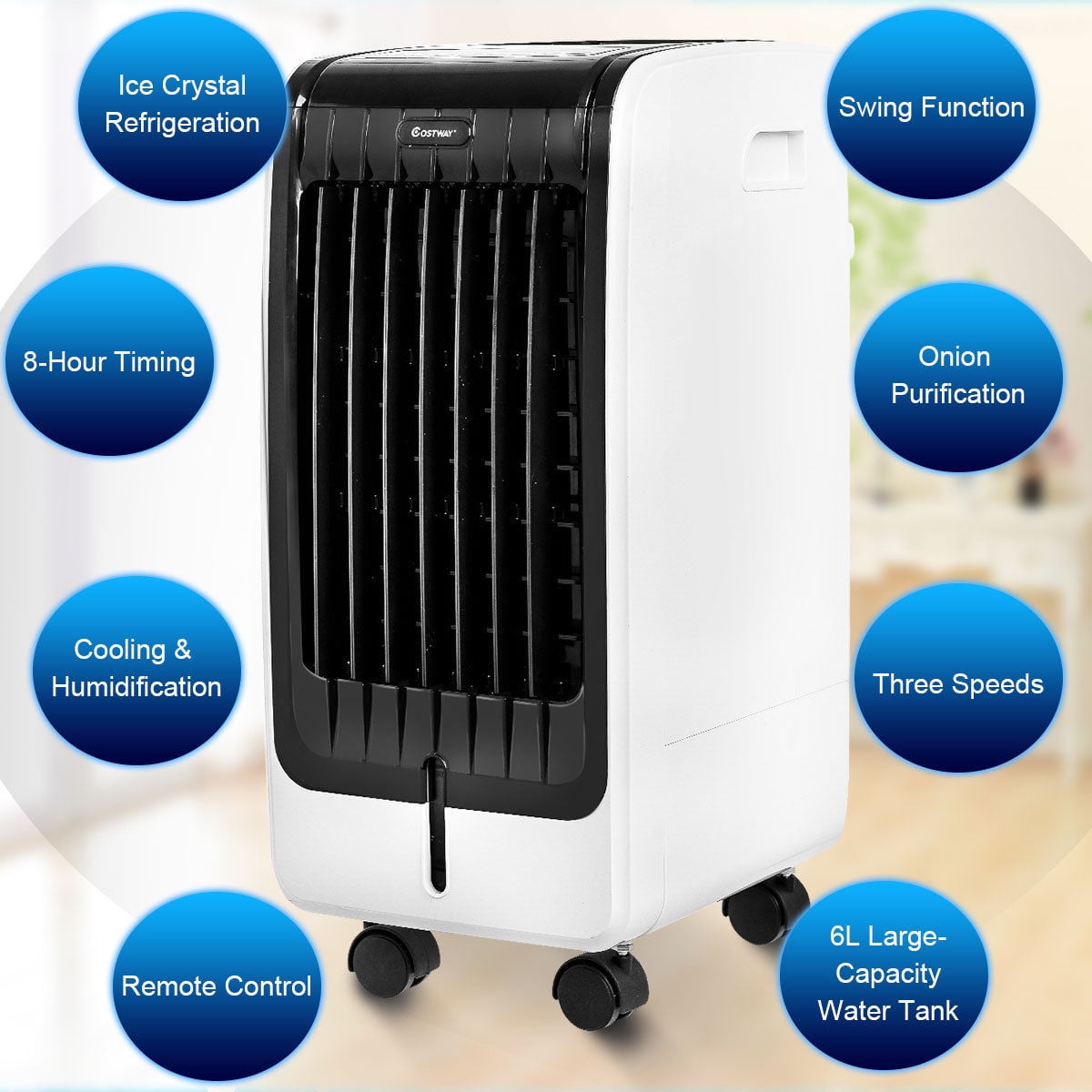 how to use costway air cooler