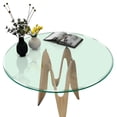 thumbnail image 4 of Dulles Glass Tempered Glass Table Top, 60" Round, 1/4" Thick, Clear, Bevel Edge, 4 of 7