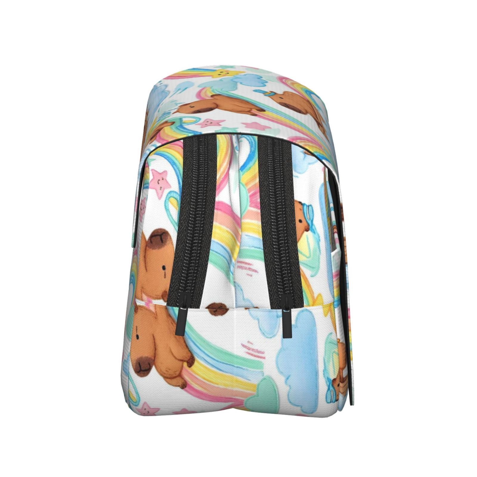 Large-Capacity Flip-Top Double-Layer Pencil Case, Multi-Functional Pocket Pen Case, Durable Stationery Organizer Capybara Pattern 4
