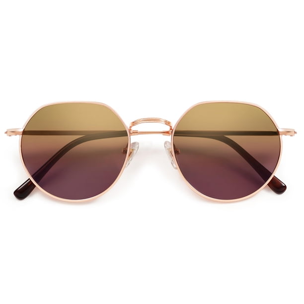 Gafas de Sol SOJOS Poligonales Redondas Polarizadas para Mujeres/Hombres SJ1157