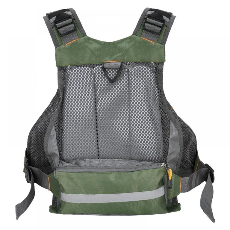 Fly Fishing Vest, Fishing Safety Life Jacket for Swimming Sailing Boating  Kayak Floating Multifunction Breathable Backpack for Men and Women  Vest/Kayak (Army Green, with Foam) : Sports & Outdoors 