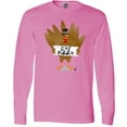 thumbnail image 3 of Inktastic Turkey Holding a Sign Says Eat Pizza Long Sleeve T-Shirt, 3 of 5