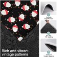 thumbnail image 3 of Black Christmas Santa Pattern Kitchen Rugs Sets Of 3,Kitchen Runner Rugs Non Skid Washable,Decorative Kitchen Floor Mats for Kitchen,Sink,Laundry,17"x30"+ 17"x47" + 17"x59", 3 of 6