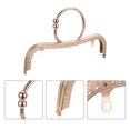 thumbnail image 4 of Unique Bargains Metal Purse Frames, 8.66' 4Pack Kiss Lock Clasp Frame for Coin Bags DIY, Gold, 4 of 6