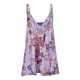 thumbnail image 3 of Gibobby Chaleco estampado con cuello en V para mujer con blusa sin mangas de verano con hebilla de metal(Rojo,XG), 3 of 5