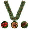 thumbnail image 6 of Himaly 7ft Christmas Garland, Artificial Xmas Garland Plants for Holiday Christmas Decor, 6 of 11