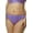 Lilac, variant on Elila Women’s Plus Size Super Curves Jacquard Panty, Medium Coverage Brief, Style 3405 Lilac