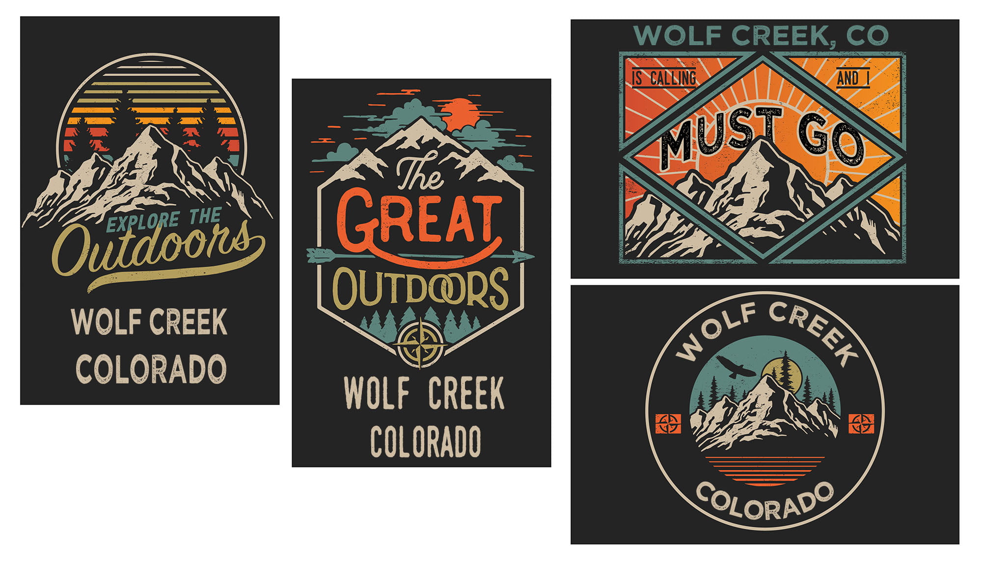 Colorado WOLF CREEK PASS Travel Souvenir Flexible Fridge MAGNET 
