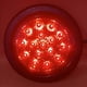 thumbnail image 3 of 2Pcs 12V-24V 16LED Car Round Red Taillights Rear Fog Light Stop Brake Running Reverse Lamp for Truck, 3 of 5