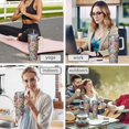 thumbnail image 7 of OBREWU Pioneer Flower Tumbler with Handle and Lid,40oz Pioneer Flower Double Wall Vacuum Insulated Tumbler,Pioneer Flower Cups Gift for Women and Men, 7 of 7
