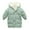 Light Green, variant on Kids Mid-Length Quilted Padded Winter Coat Hooded Warm Outerwear for Girls & Boys (Ages 12 Months-8 Years, 5 Colors)
