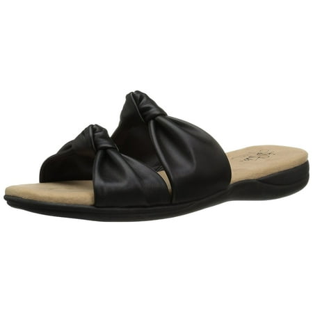 - Lifestride Womens Eden Open Toe Casual Slide Sandals