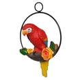 thumbnail image 3 of koolsoo 2x Handcraft Parrot Figurines Birds Model Garden Sculpture Outdoor Landscape, 3 of 9