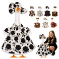 thumbnail image 3 of PLLFRLRT 23 Inch Porch Goose Outfits Halloween Decorations Outdoor Garden Lawn Goose Statues Clothes with Hats Xmas Party Decor, 3 of 6