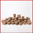 thumbnail image 3 of Caja de papel Kraft universal, caja de embalaje corrugado de tres capas, embalaje exterior del producto, caja de fondo con hebilla rectangular cuadrada, 3 of 5