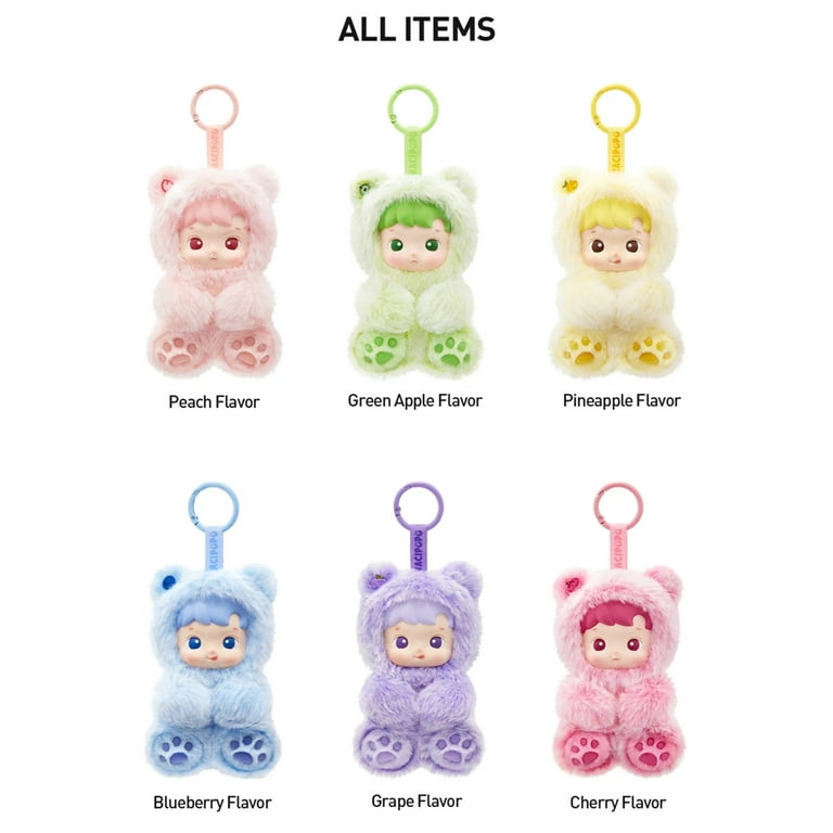 HACIPUPU Gummy Bear 2個セット Pop Mart HACIPUPU Gummy Bear Series - Vinyl Plush Pendant Blind
